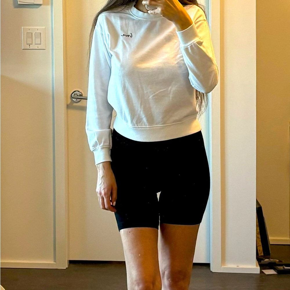 Sweat top, white